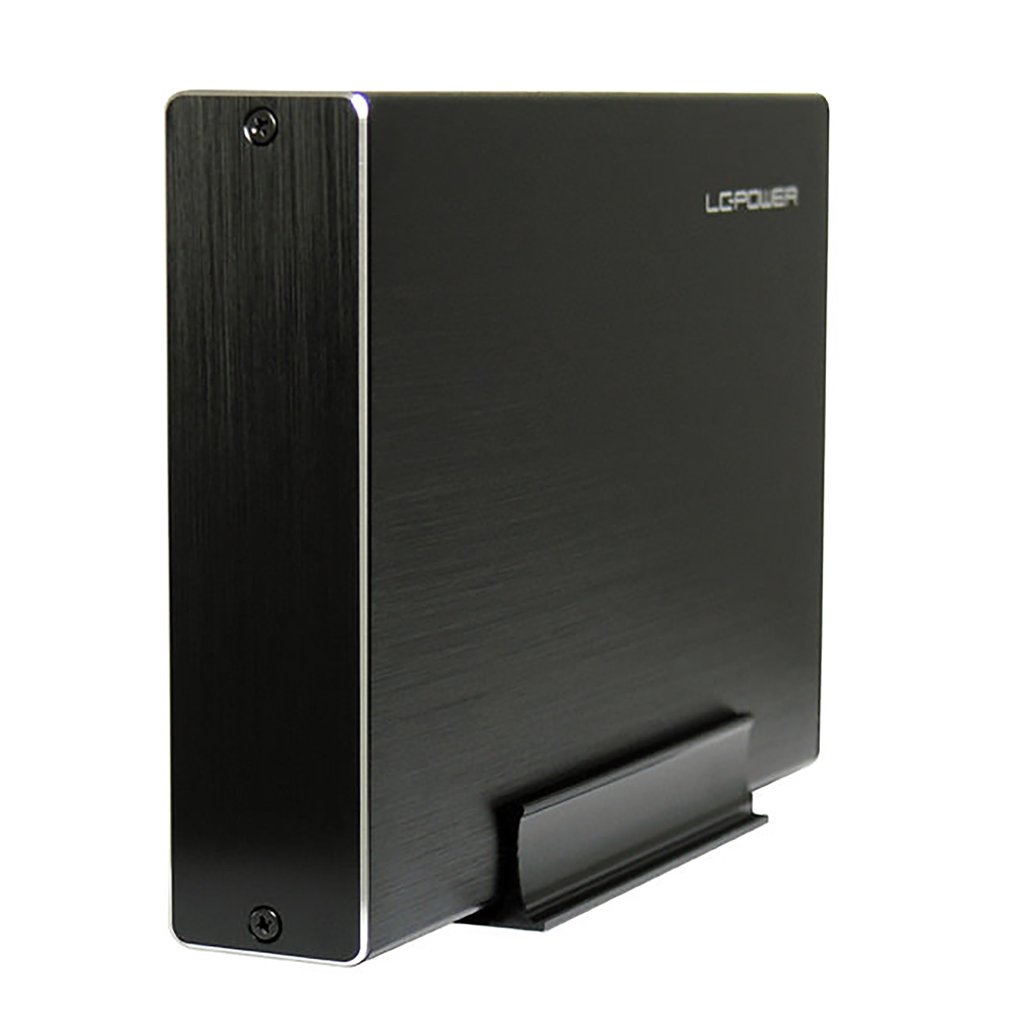 LC-Power LC-35U3-Becrux-C1, externes 3,5"-SATA-Festplattengehäuse, USB-C, Alu