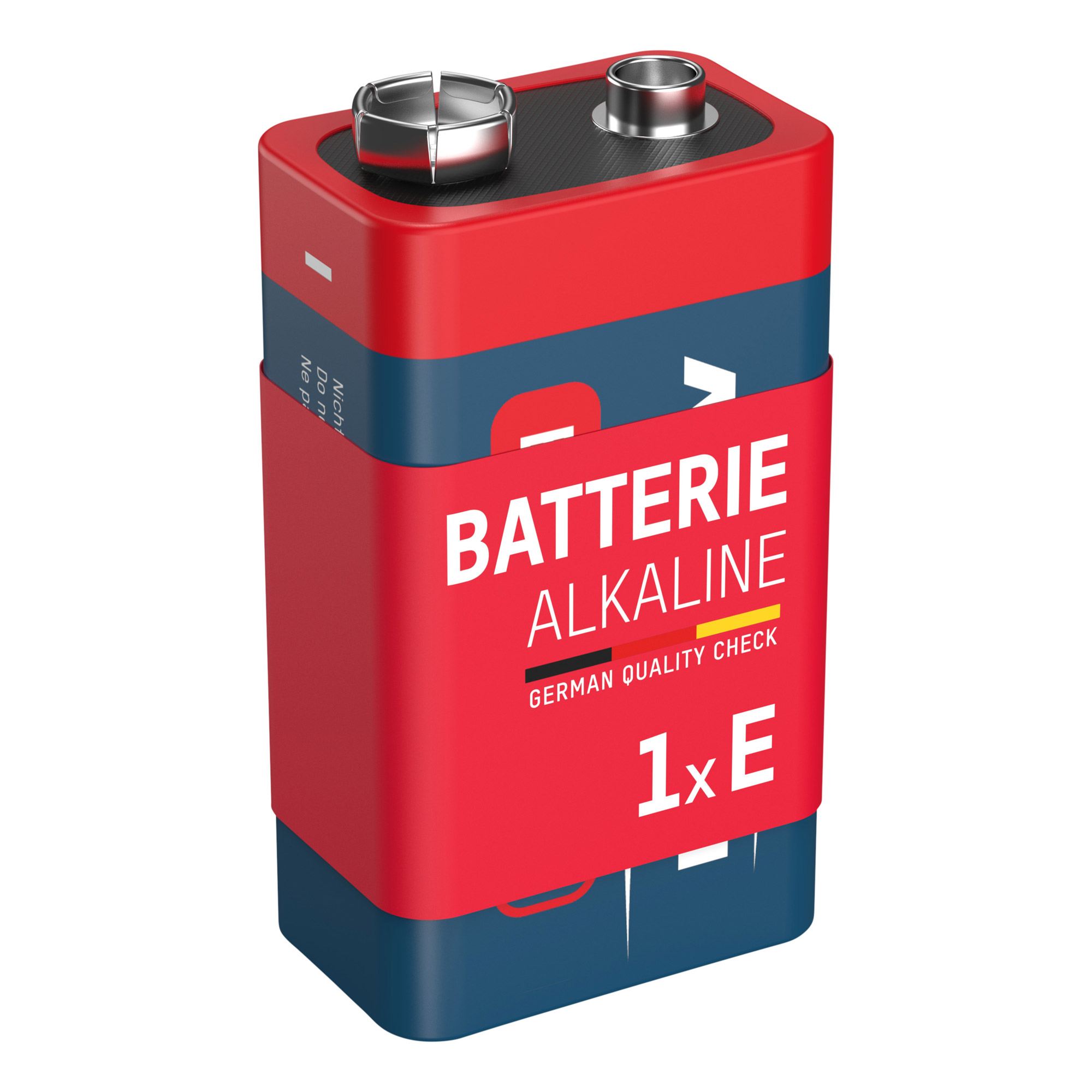 ANSMANN 1515-0000 RED Alkaline-Batterie, 6LR61, 9V-Block (E)