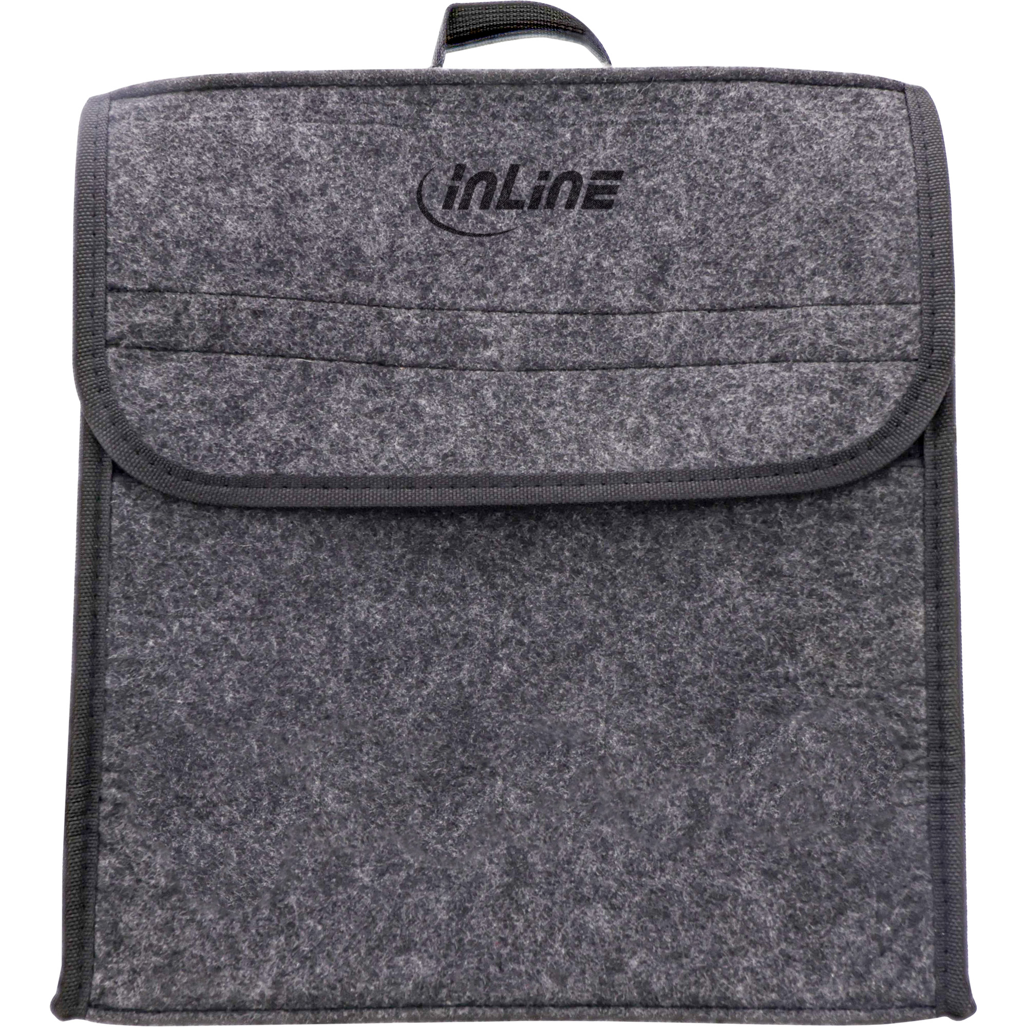 InLine® Aufbewahrungstasche für EV Autoladekabel, bis 7,5m, grau