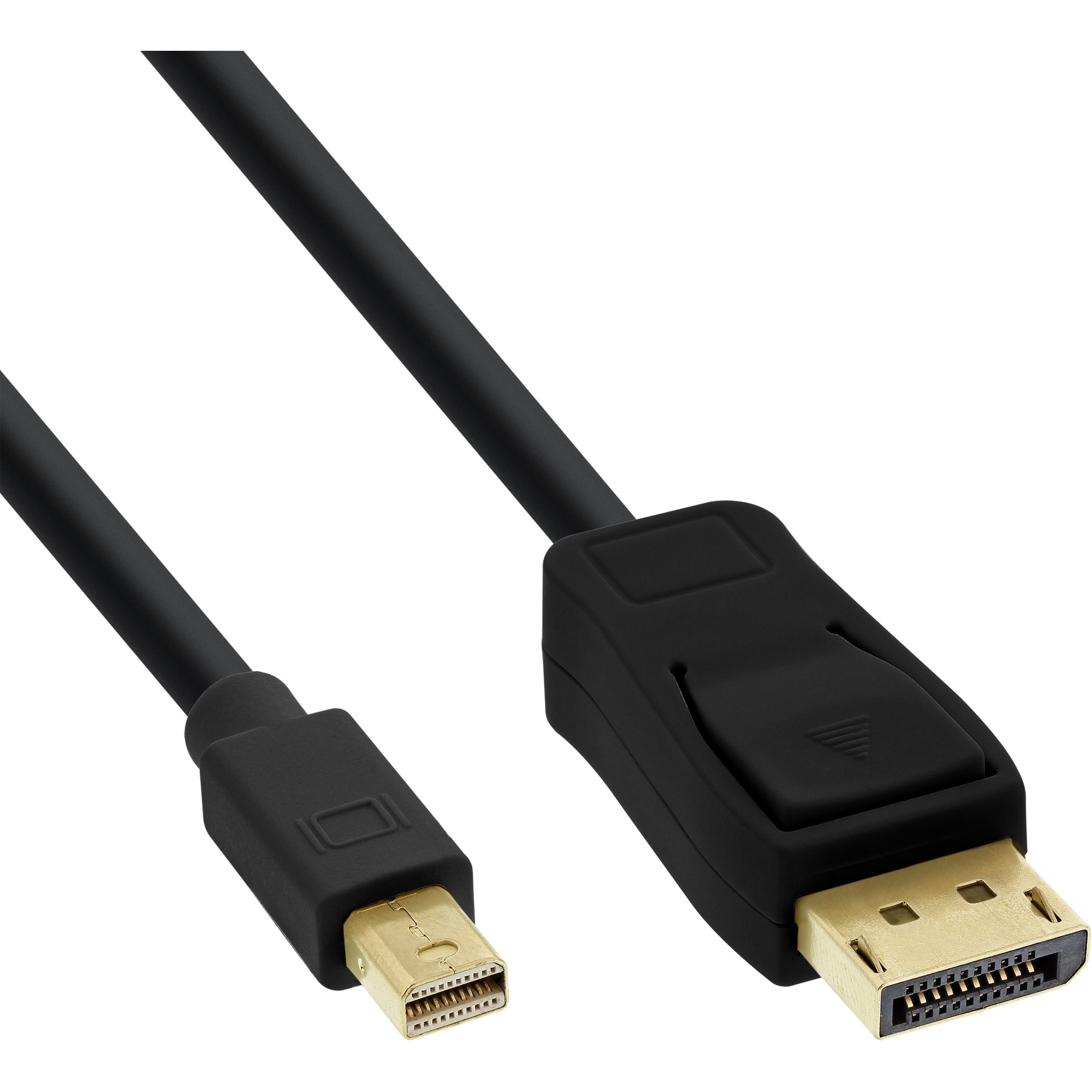 InLine® Mini DisplayPort zu DisplayPort Kabel, schwarz