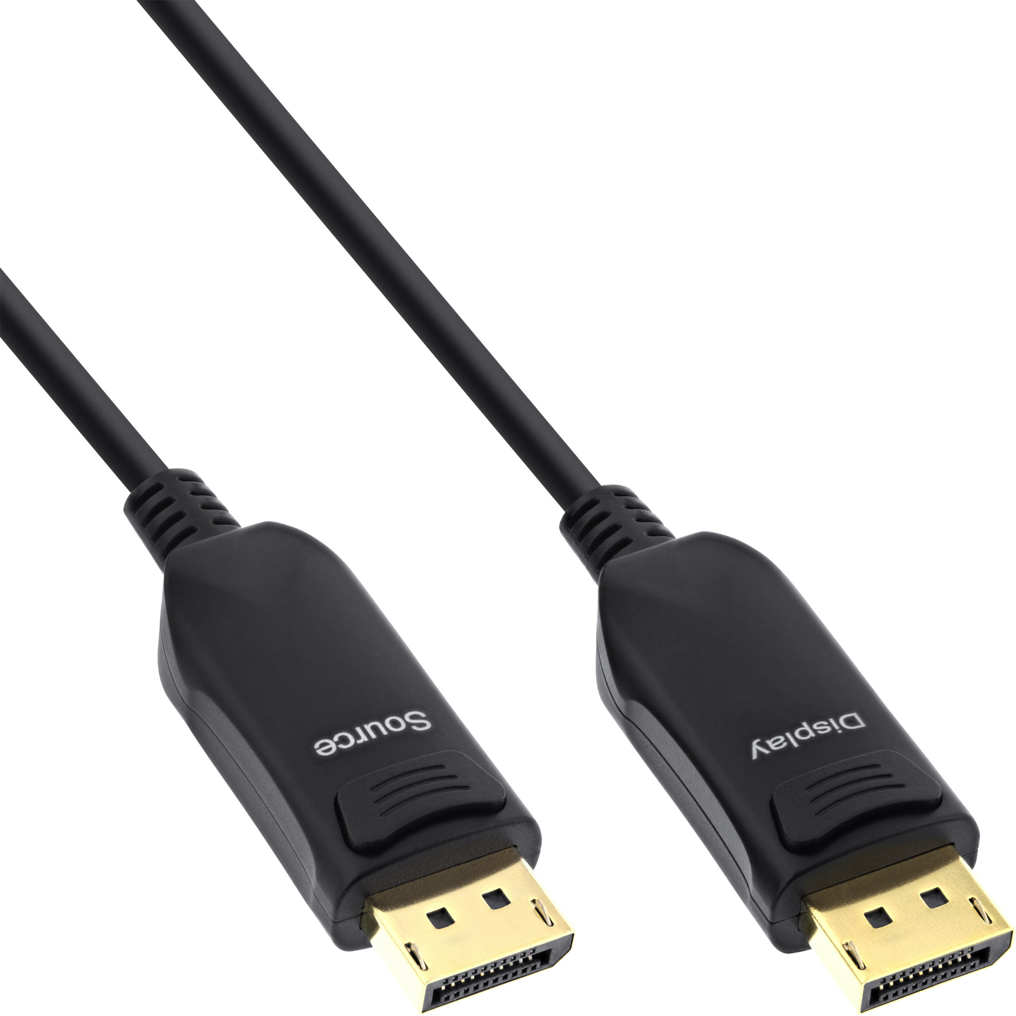 InLine® DisplayPort 1.4 AOC Kabel, 8K4K, schwarz