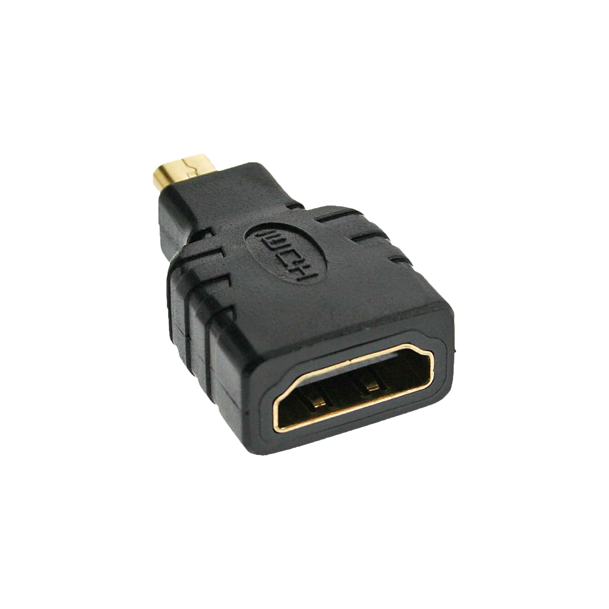 InLine® HDMI Adapter, HDMI A Buchse auf Micro HDMI D Stecker, 4K/60Hz