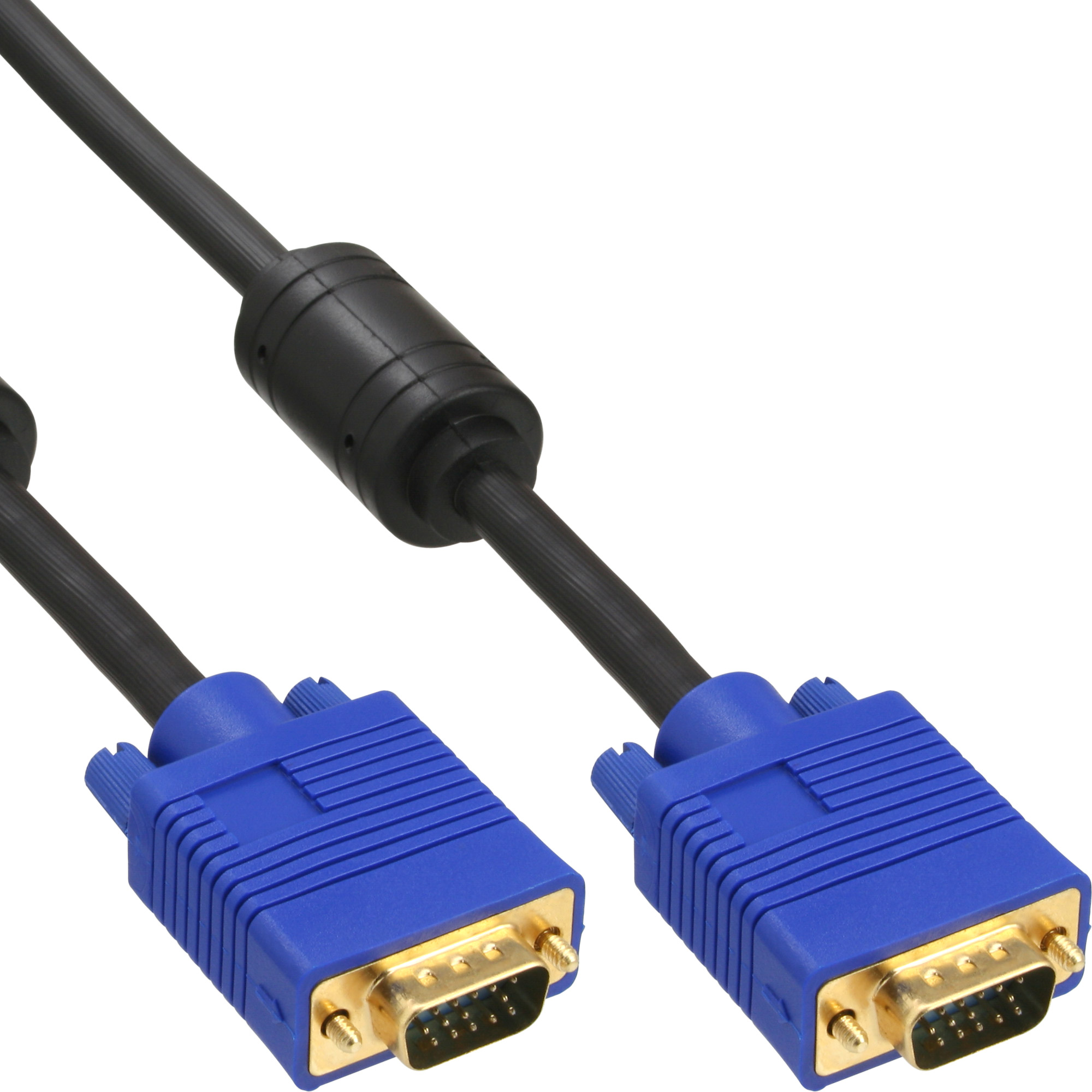 InLine® S-VGA Kabel Premium, 15pol HD Stecker / Stecker, schwarz