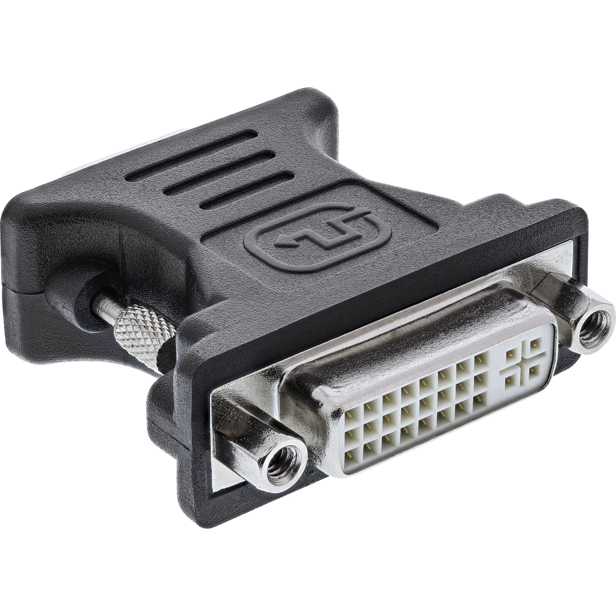 InLine® DVI-A Adapter, Analog 24+5 Buchse auf 15pol HD Stecker (VGA)