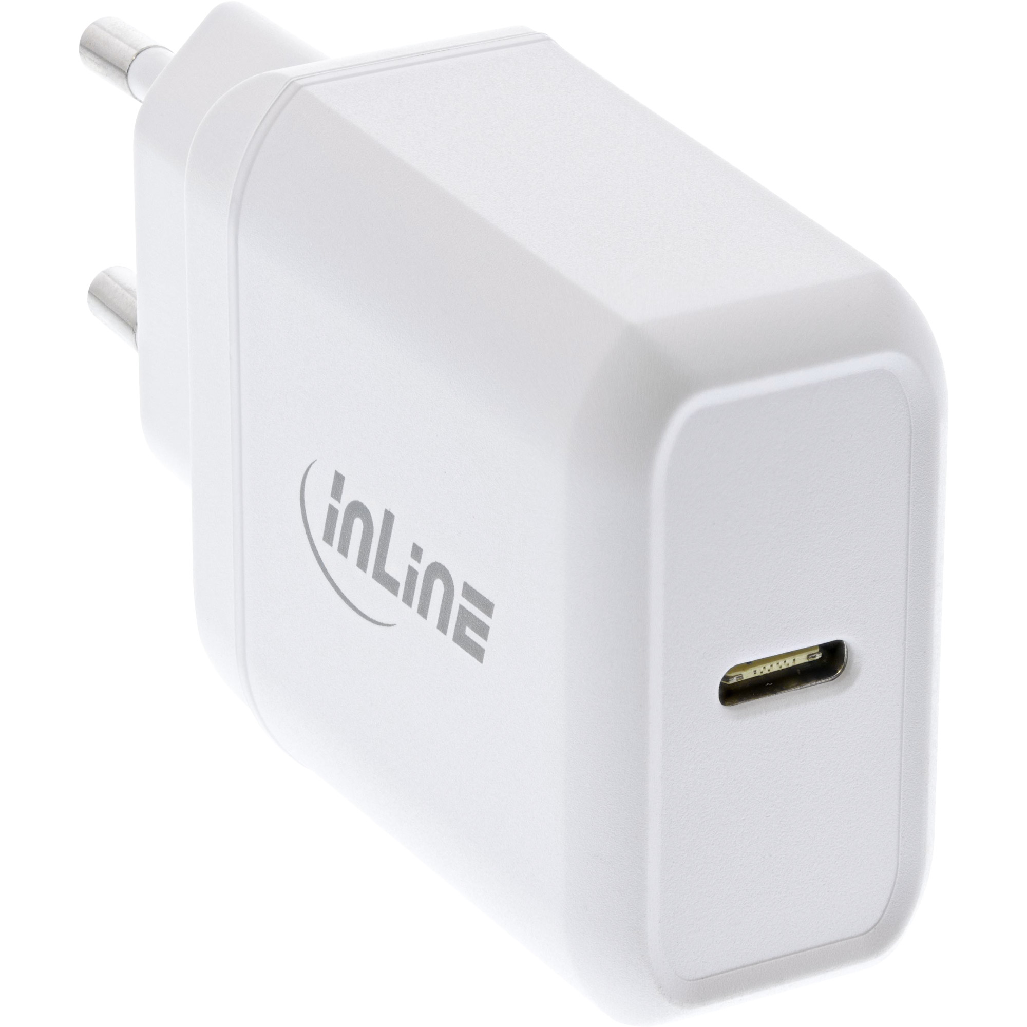 InLine® USB PD Netzteil Ladegerät Single USB-C, Power Delivery, 25W