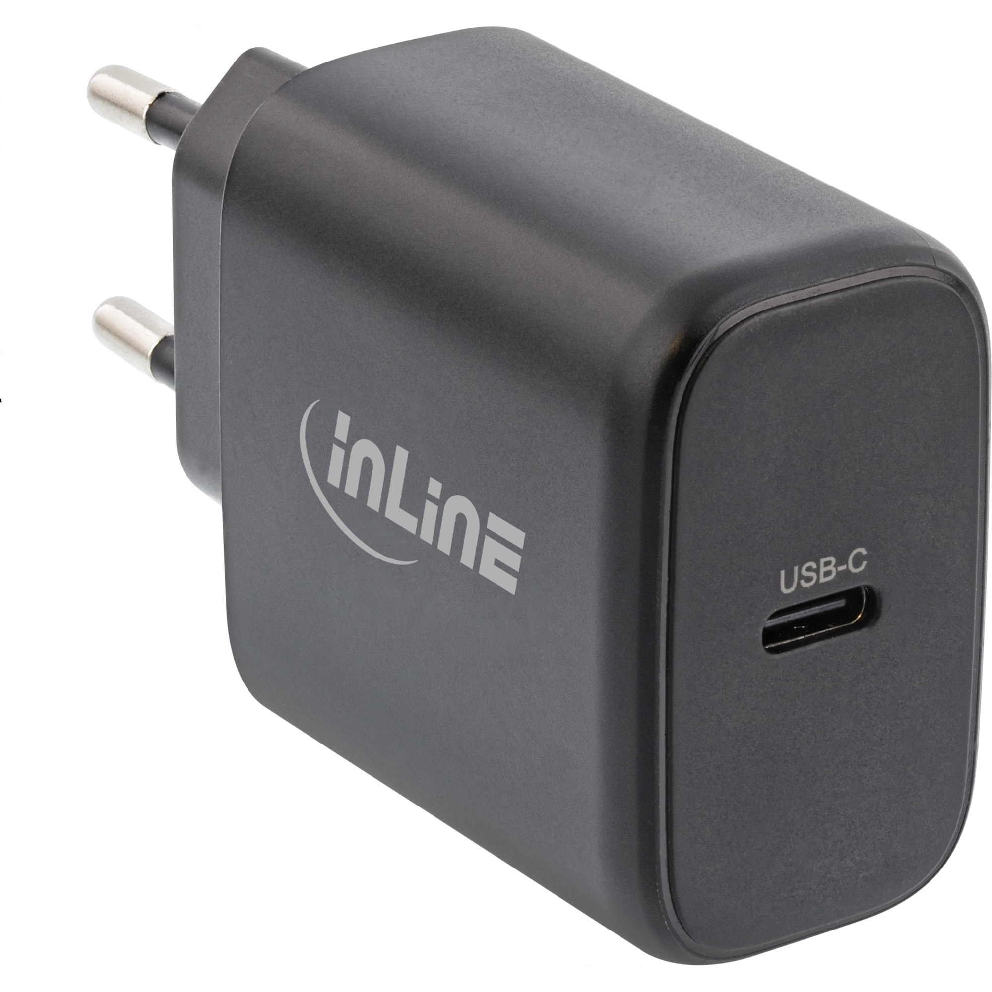 InLine® USB PD Netzteil, GaN Ladegerät, Single USB-C, Power Delivery, 65W