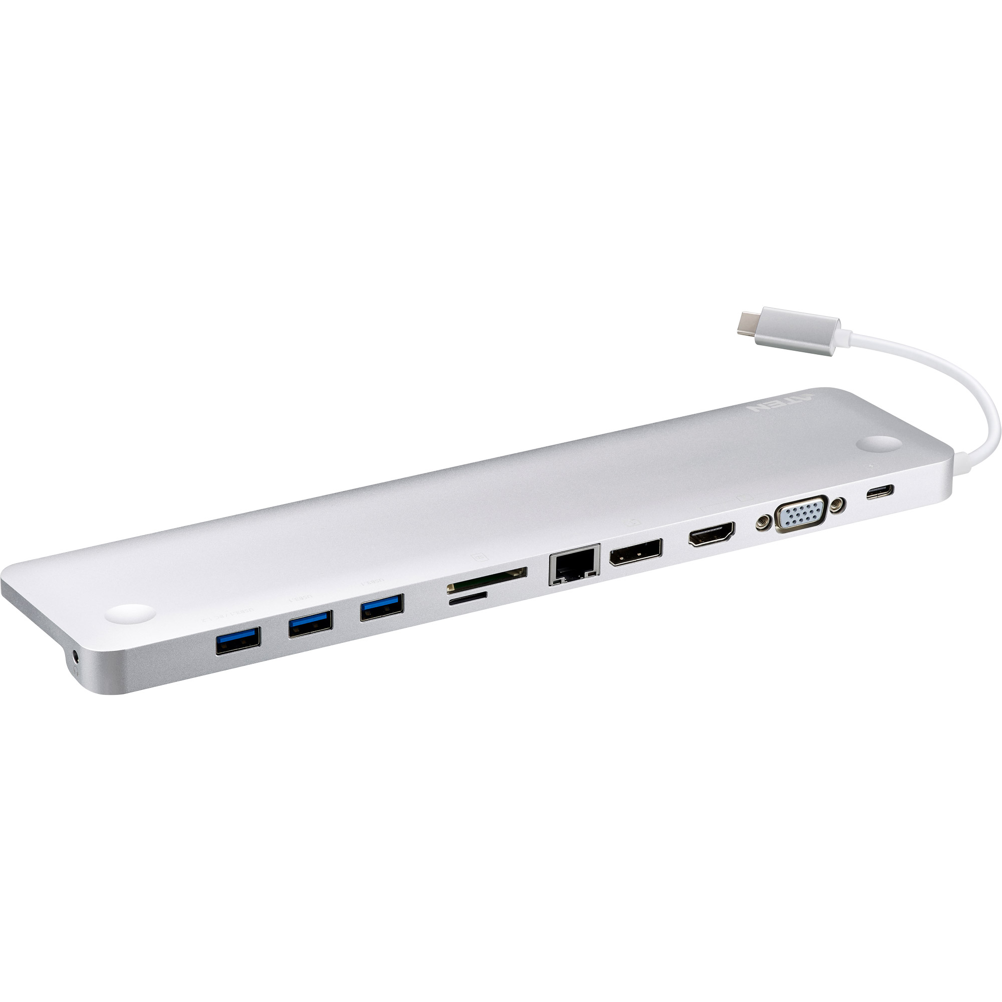 Aten UH3234 USB-C Multiport Dock mit Power Delivery Passthrough bis 60W
