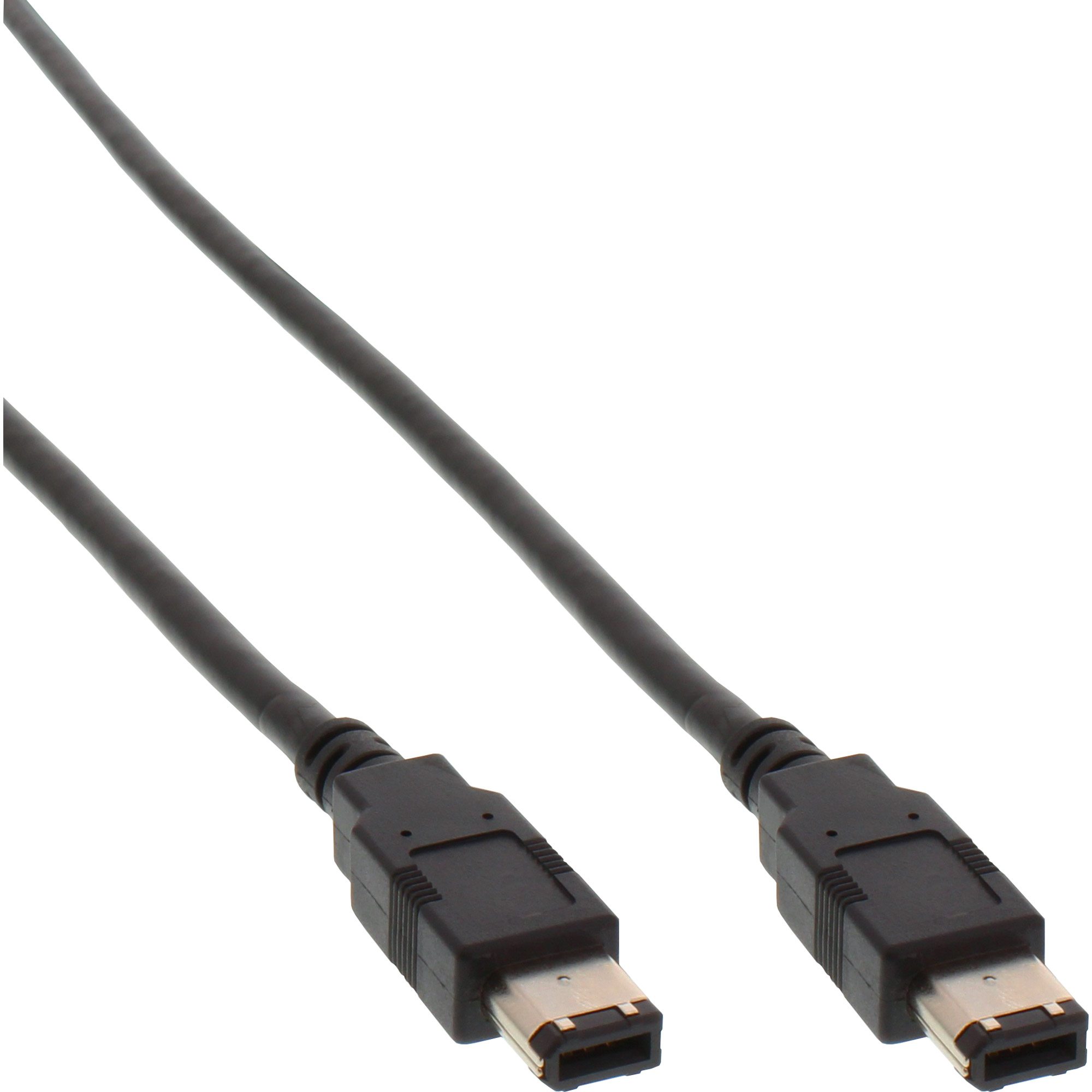 InLine® FireWire Kabel, IEEE1394 6pol Stecker / Stecker, schwarz