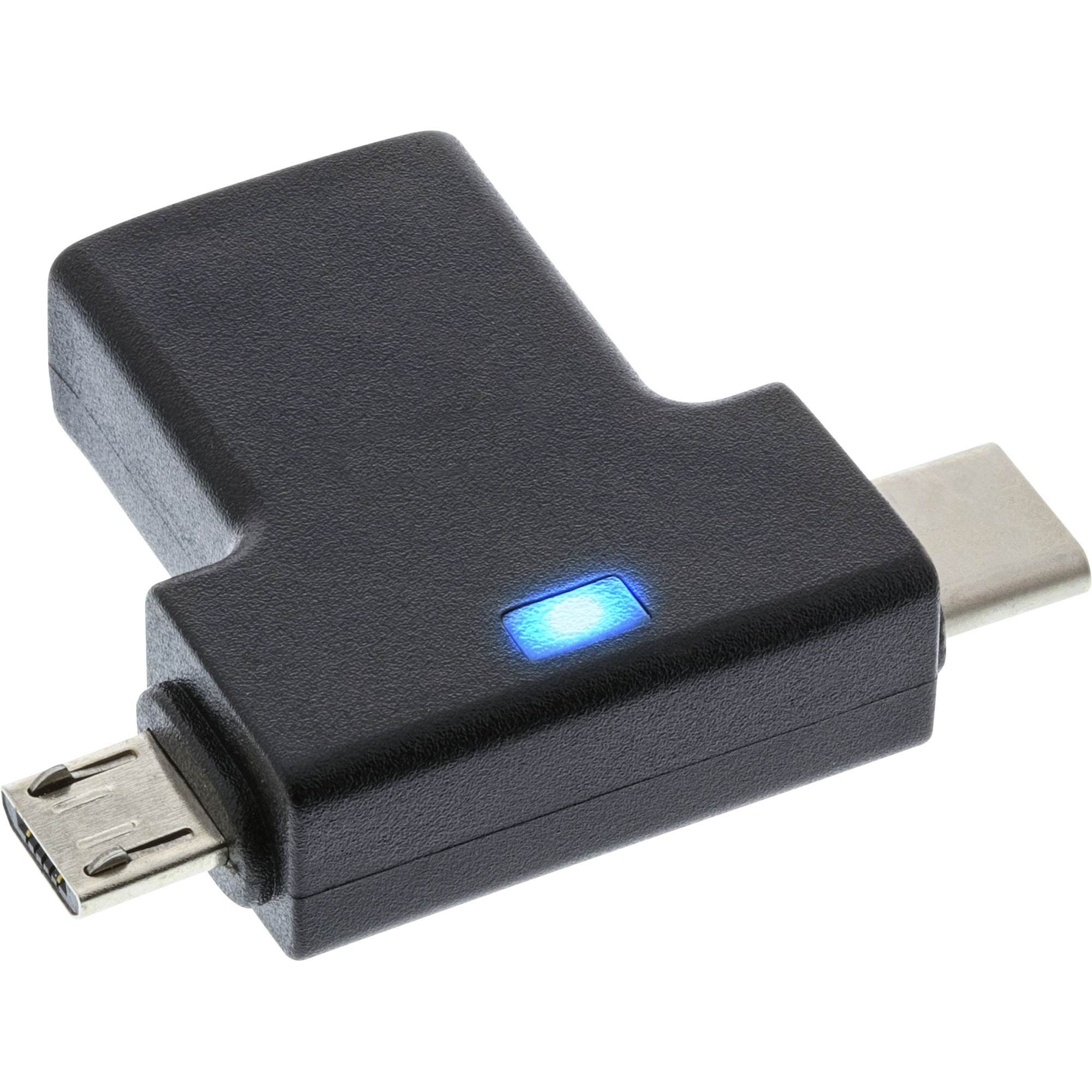 InLine® USB 3.1/2.0 T-Adapter, USB-C Stecker oder Micro-USB an A Buchse