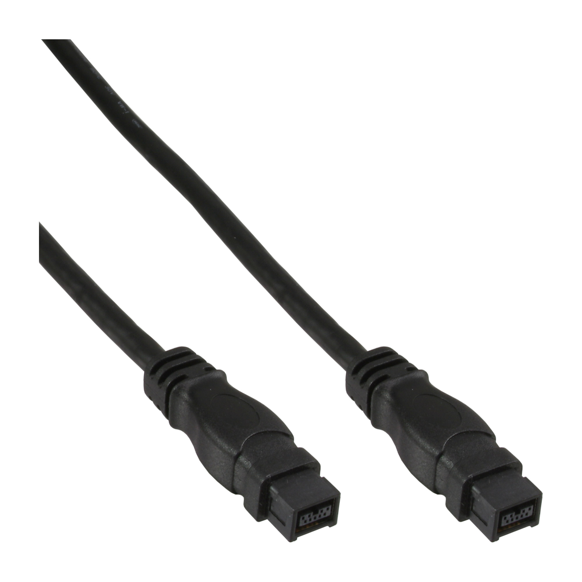 InLine® FireWire Kabel, IEEE1394 9pol Stecker / Stecker, schwarz