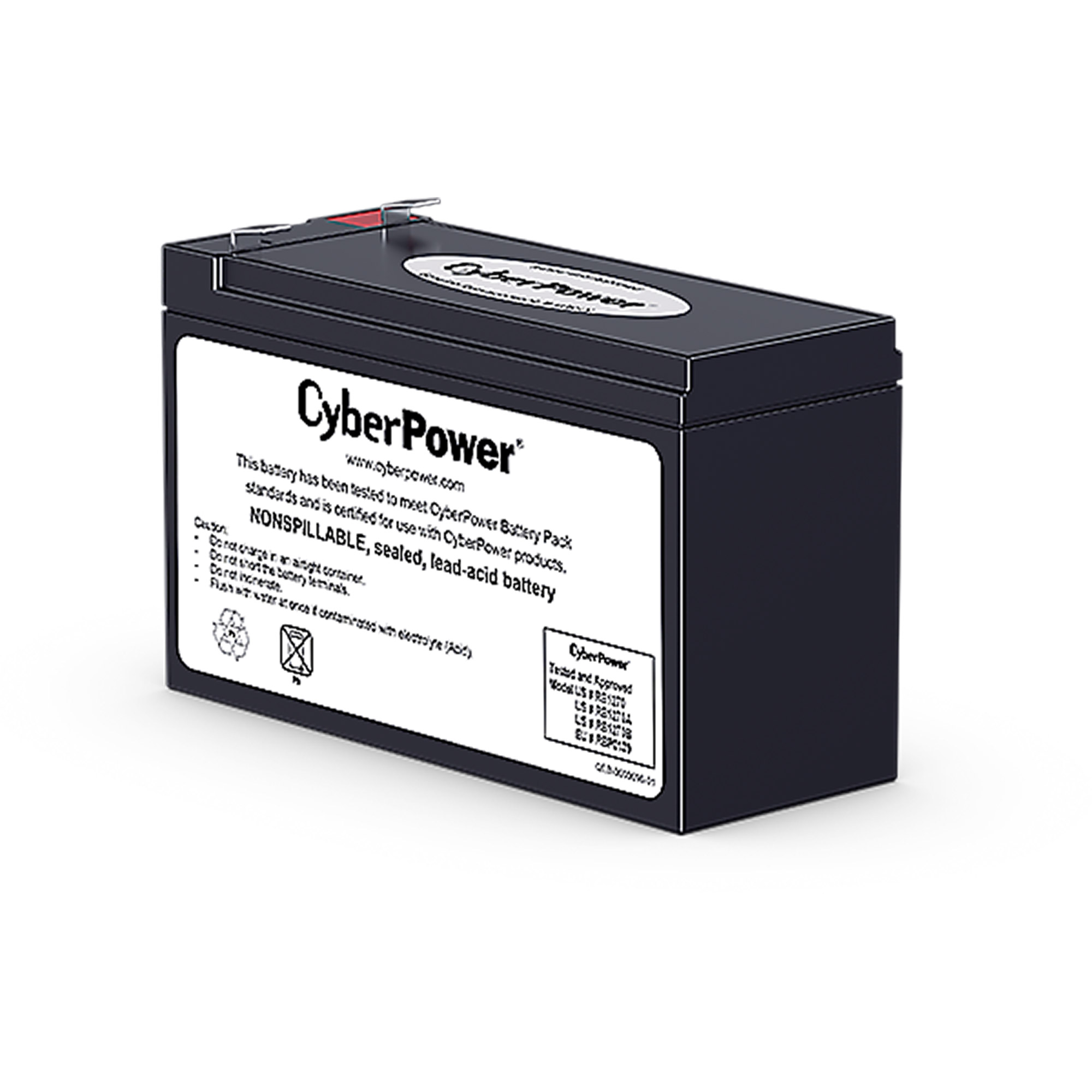 CyberPower RBP0139 Replacement Battery  12V/7.2AH Ez.-Batterie für div. Modelle