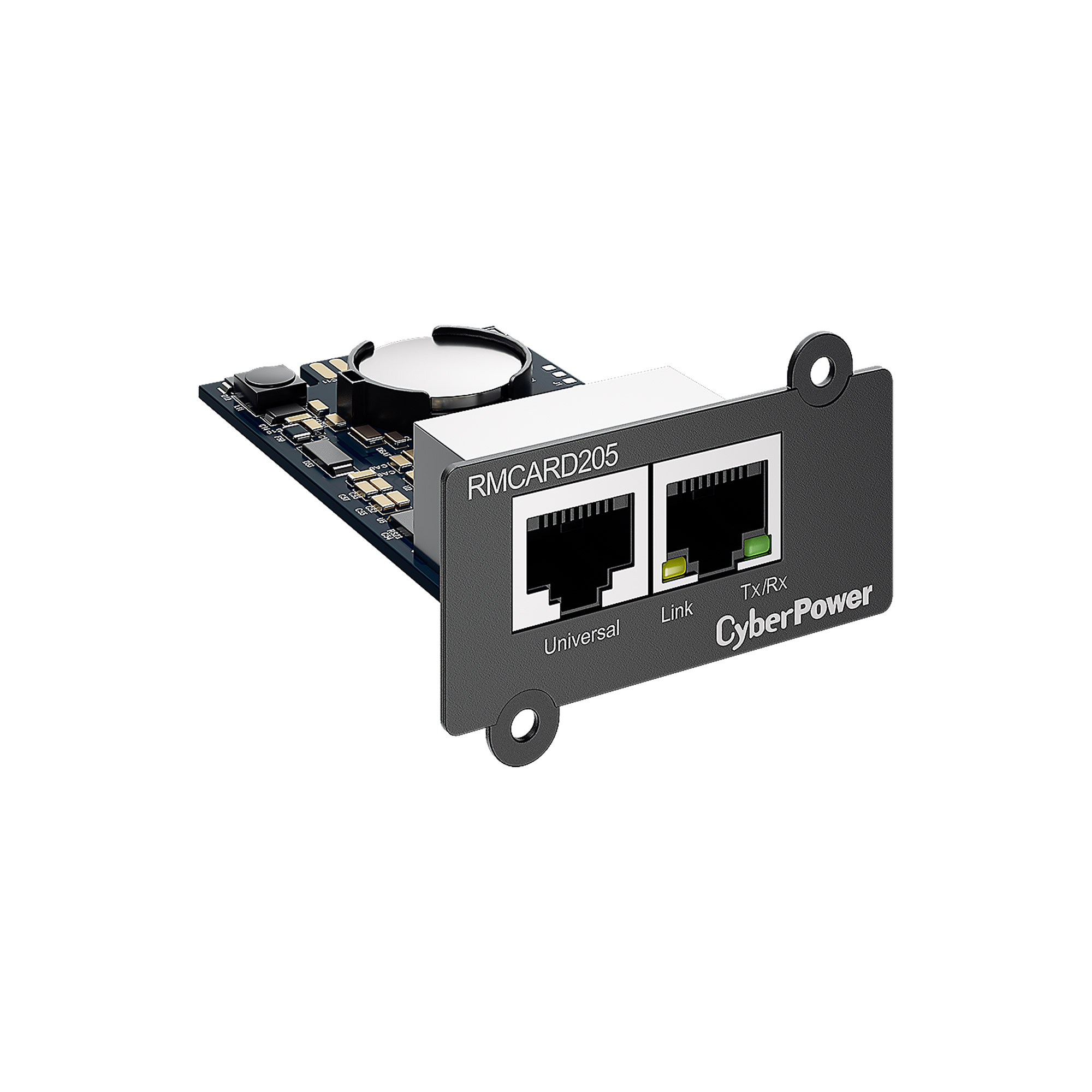 CyberPower RMCARD205 -Netzwerkkarte, SNMP, embedded, komp. mit Envirosensor