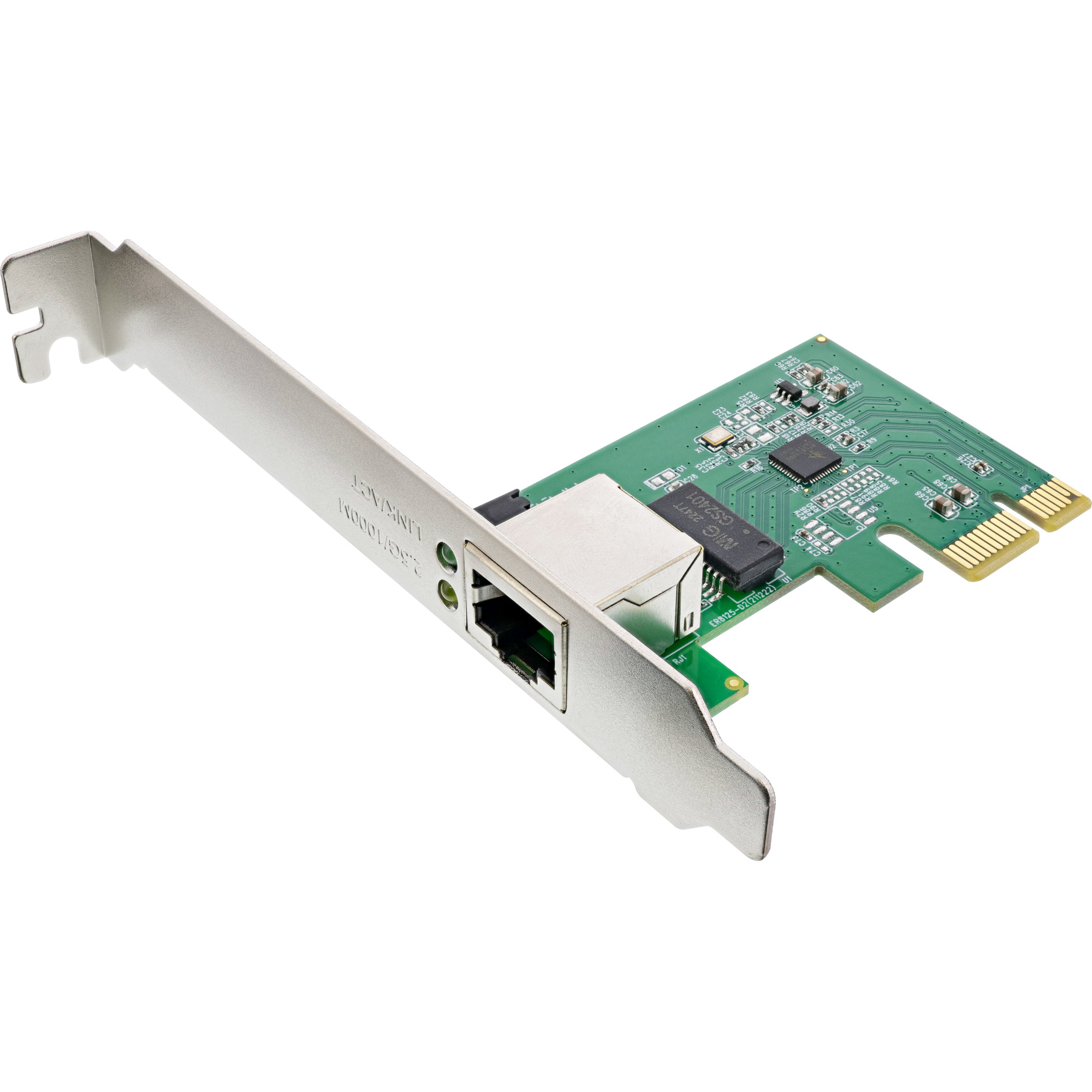 InLine® Gigabit Netzwerkkarte, 1x RJ45 2.5Gb/s, PCIe x1, inkl. LP-Slotblech
