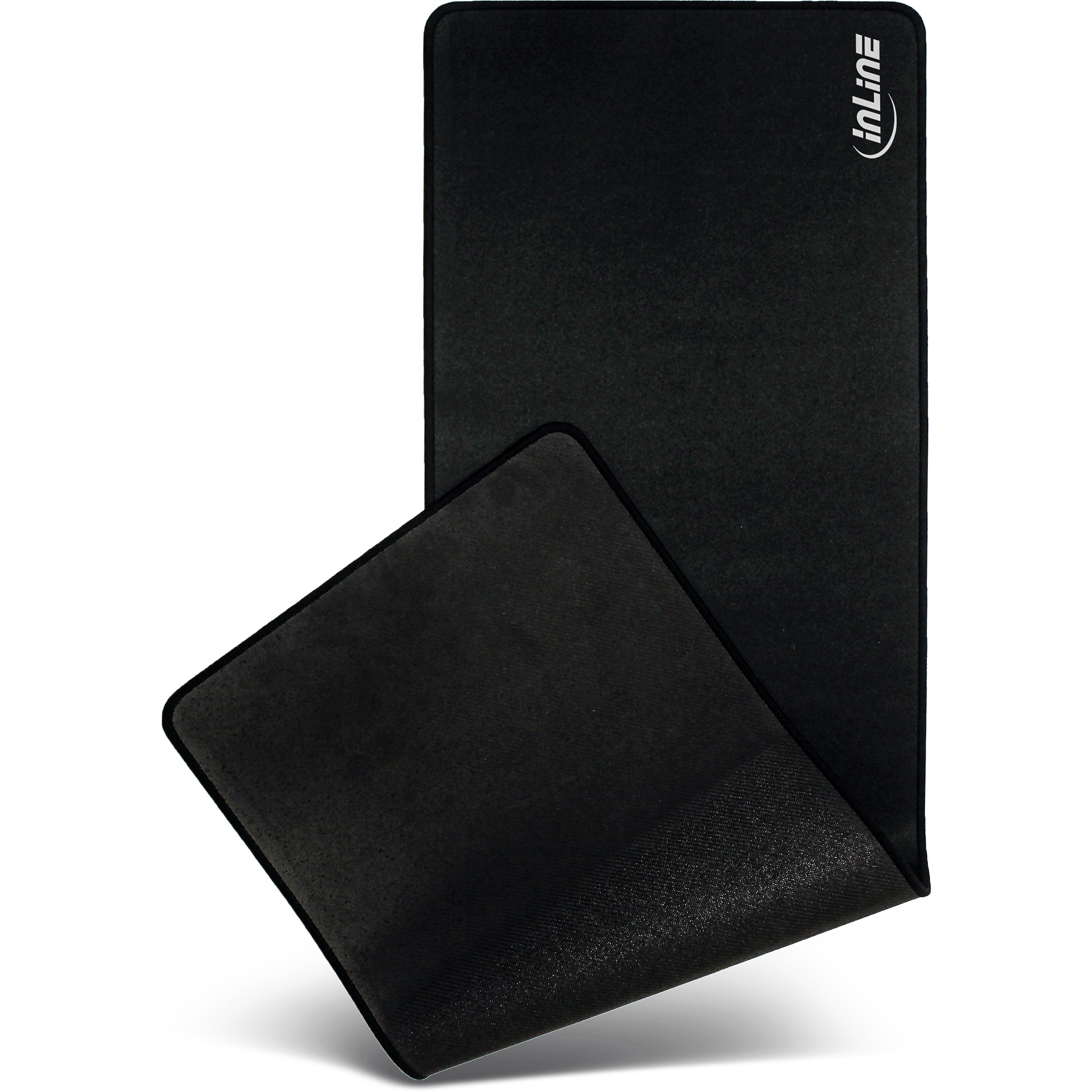 InLine® Maus-Pad XL Schreibtischunterlage, schwarz, 900x400x2mm