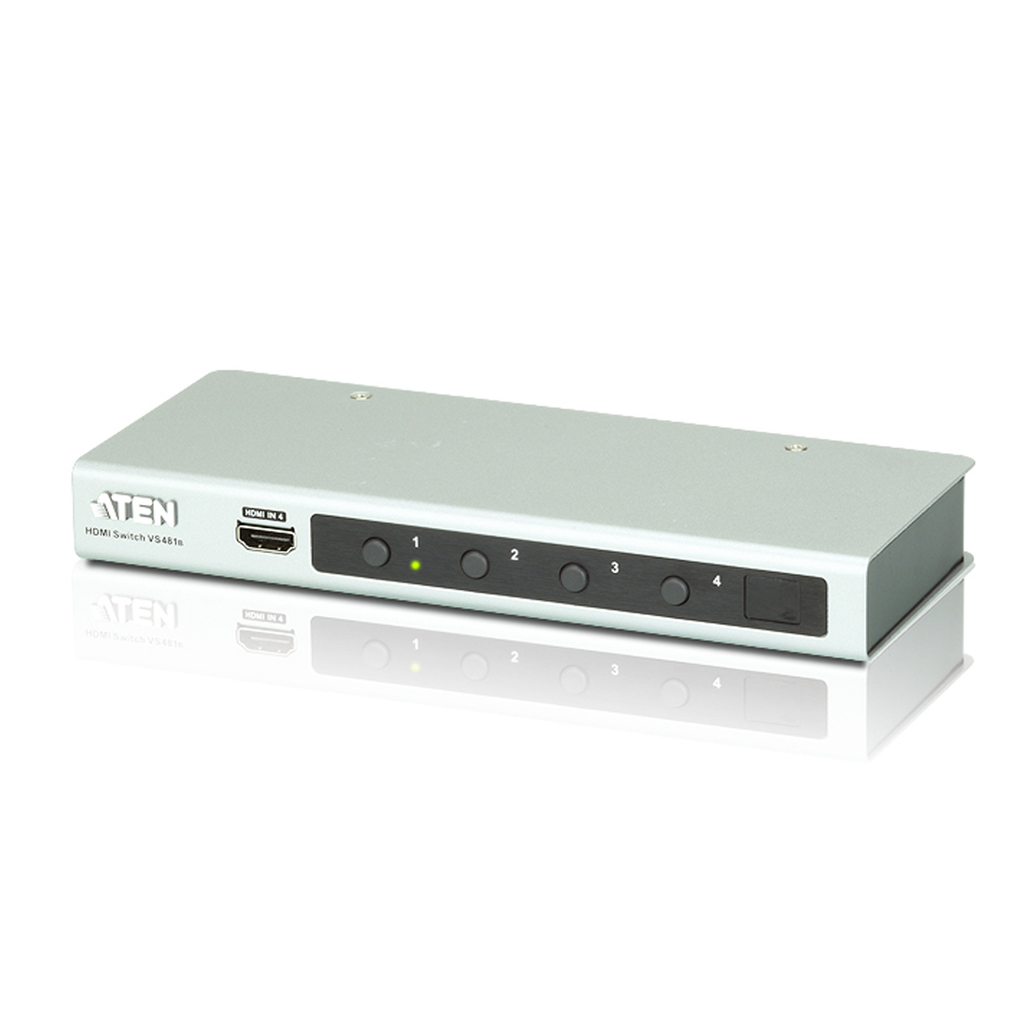 ATEN VS481B Video-Switch HDMI 4-fach Umschalter mit Fernbedienung