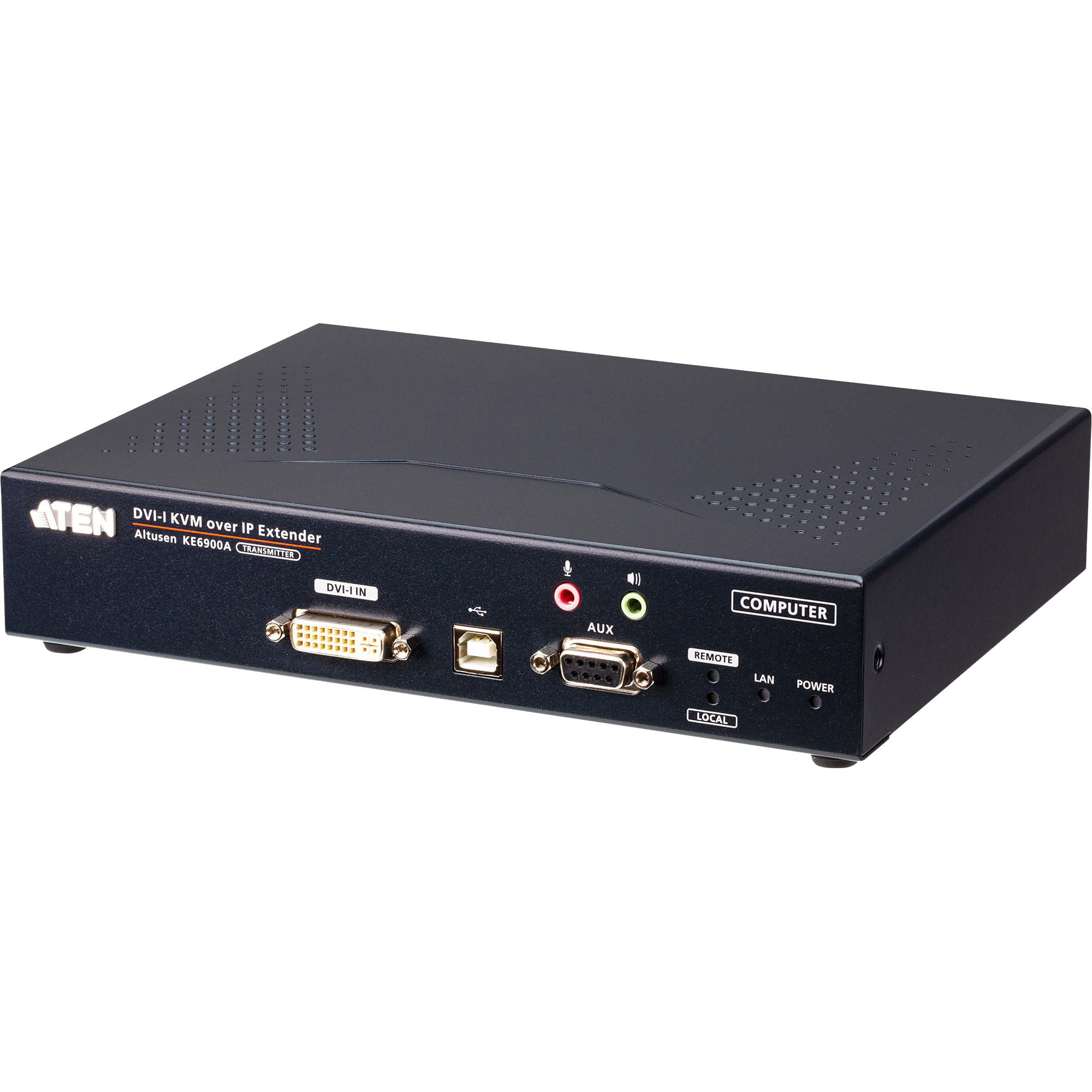 ATEN DVI-I Einzeldisplay KVM over IP Sender, USB, Audio