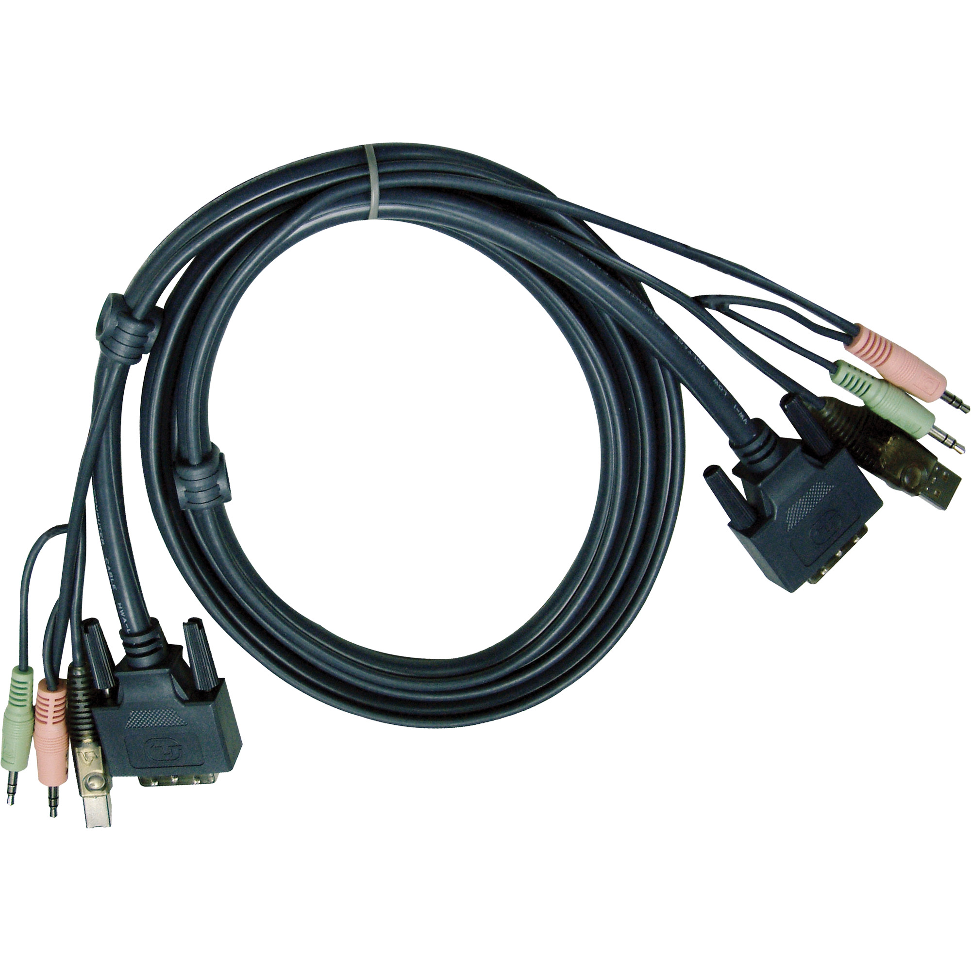ATEN KVM Kabelsatz, DVI, USB, Audio
