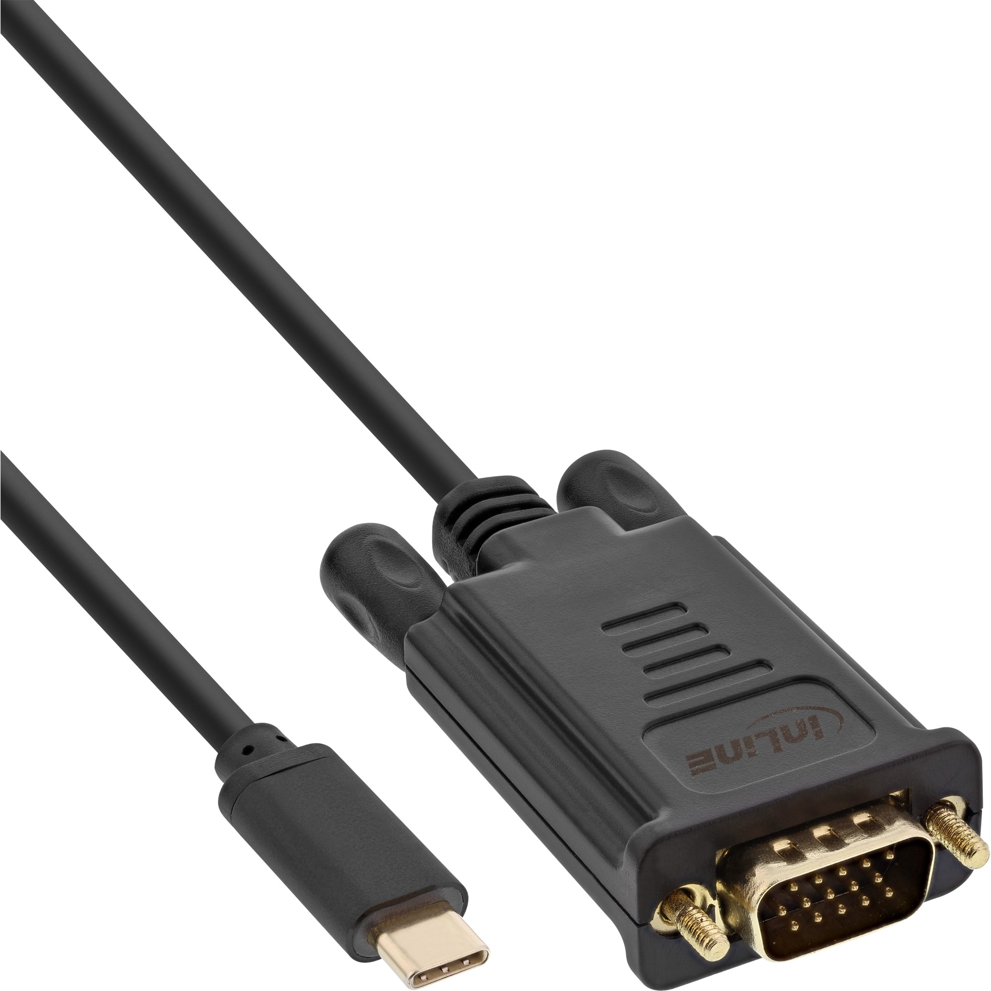 InLine® USB Display Kabel, USB-C Stecker zu VGA Stecker