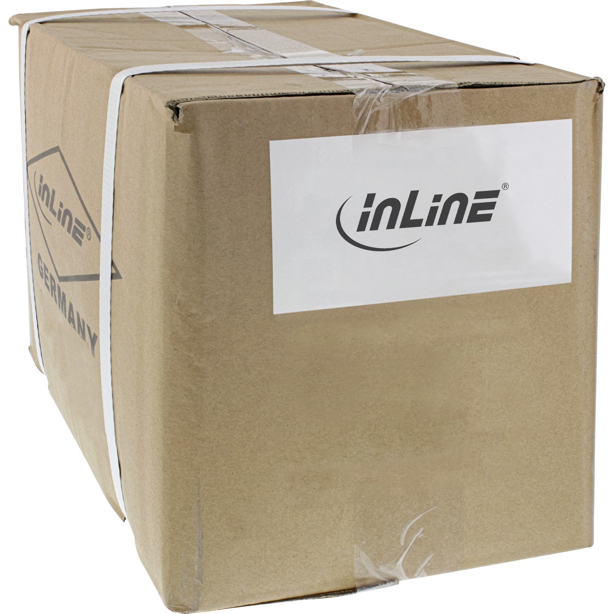 InLine® Bulk Pack 25Pz., Cavo alimentaz. Spina Shucko angolato a C13, nero, 3m